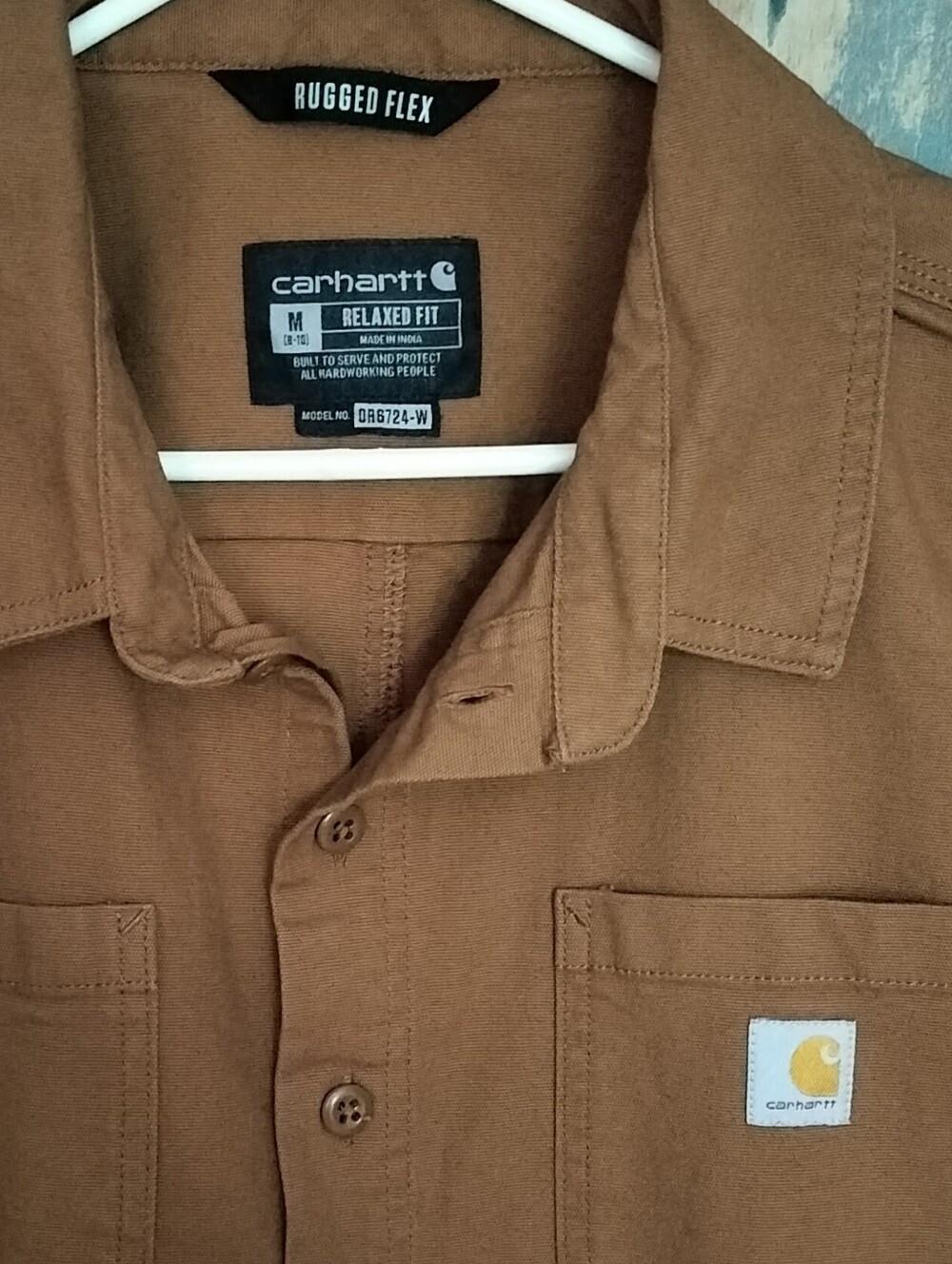NWT Carhartt Rugged Flex Relaxed Fit Coveralls Women's Brown M 8-10 - Picture 2 of 4
